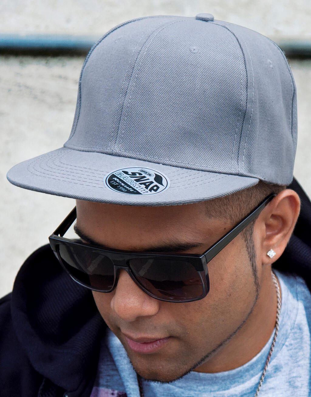 Result Headwear Bronx Original Flat Peak Snap Back Cap