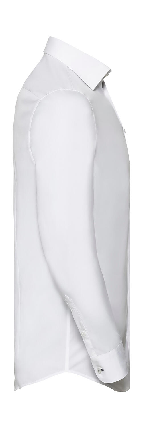 Russell Athletic Men's LS Tailored Contrast Ultimate Stretch Shirt