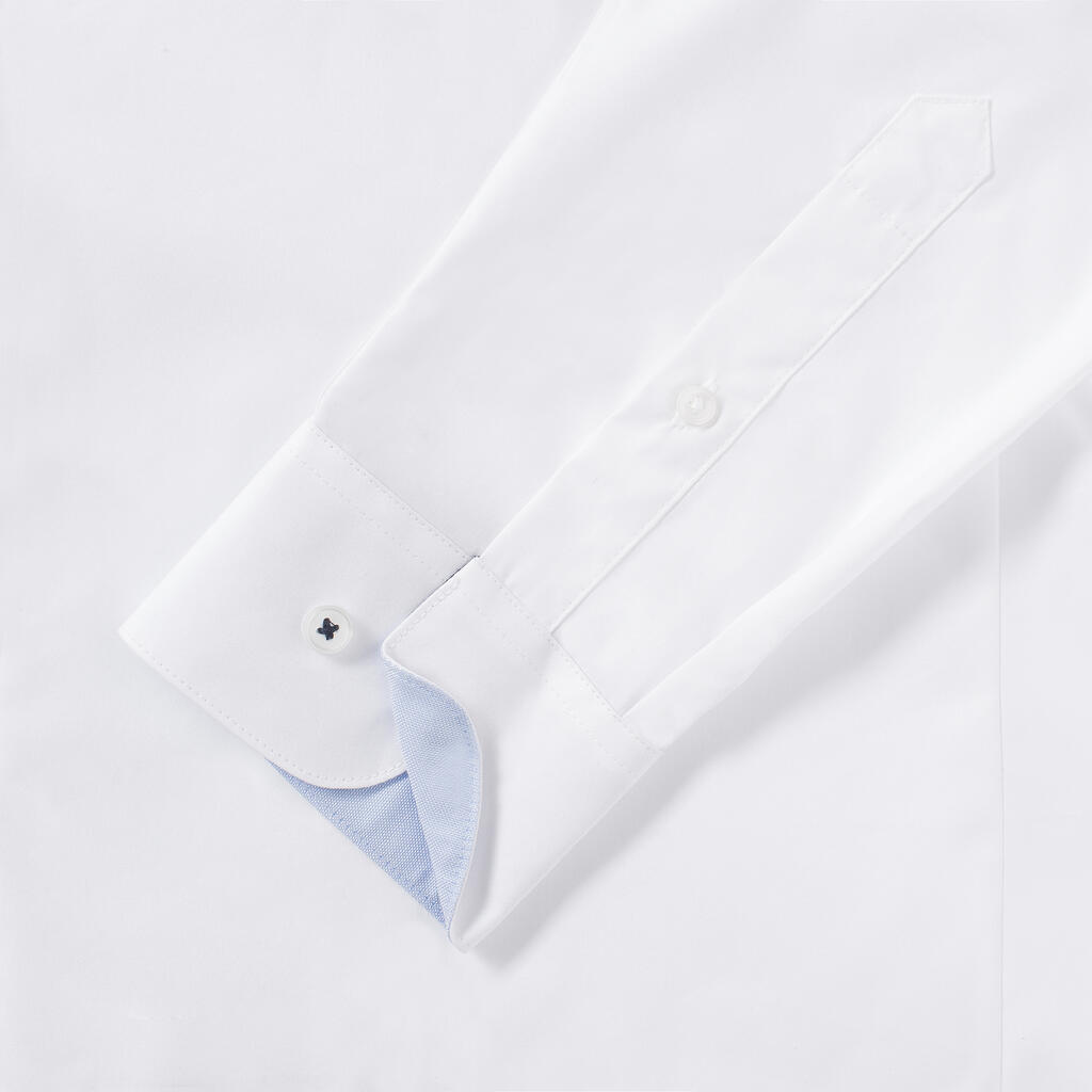 Russell Athletic Men's LS Tailored Contrast Ultimate Stretch Shirt