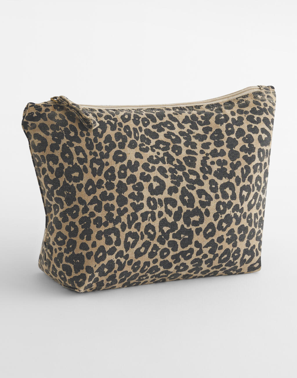 Westford Mill Leopard Print Canvas Accessory Bag