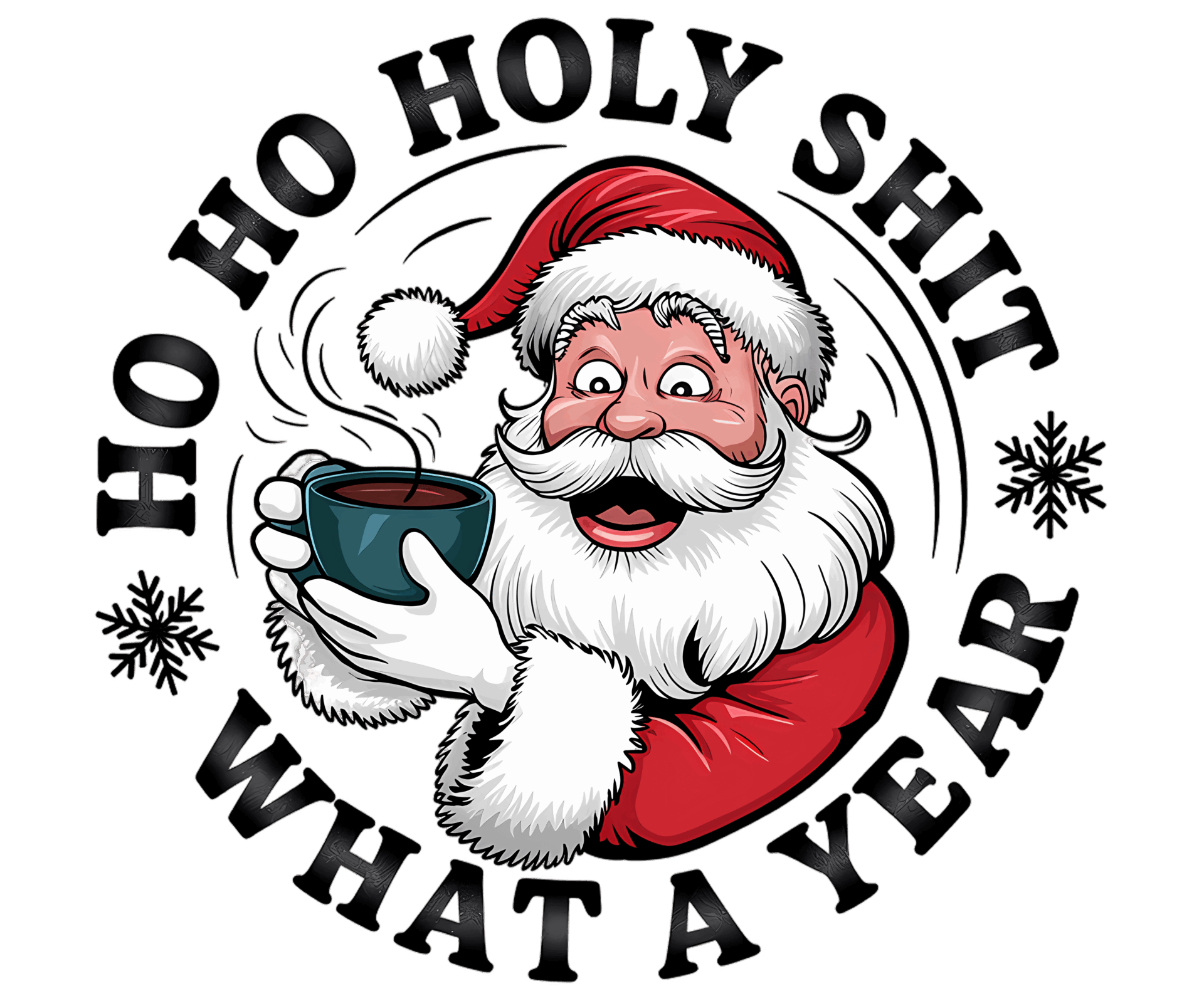 DTF Design kant en klaar – Santa Christmas CH0009