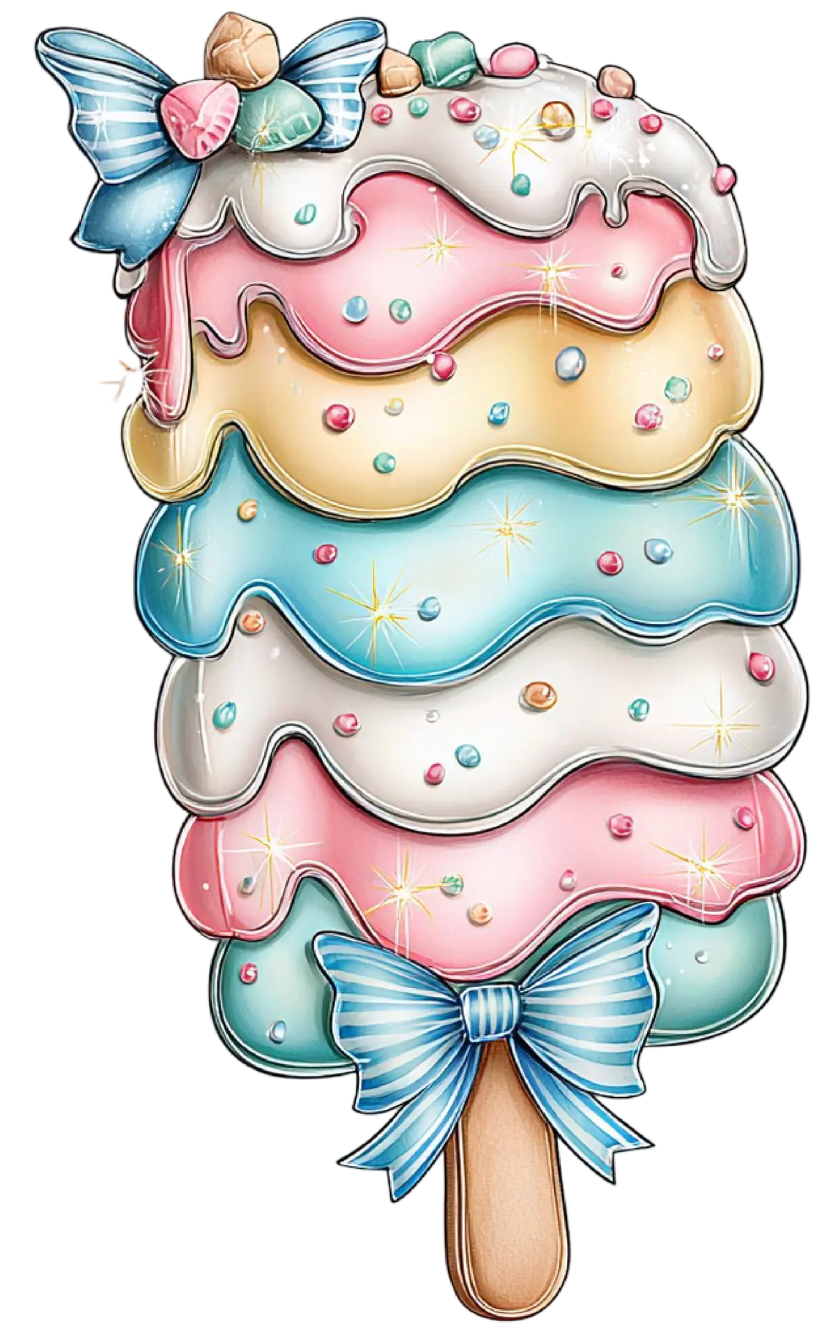 DTF Design kant en klaar – Zomer ijsje Z0006