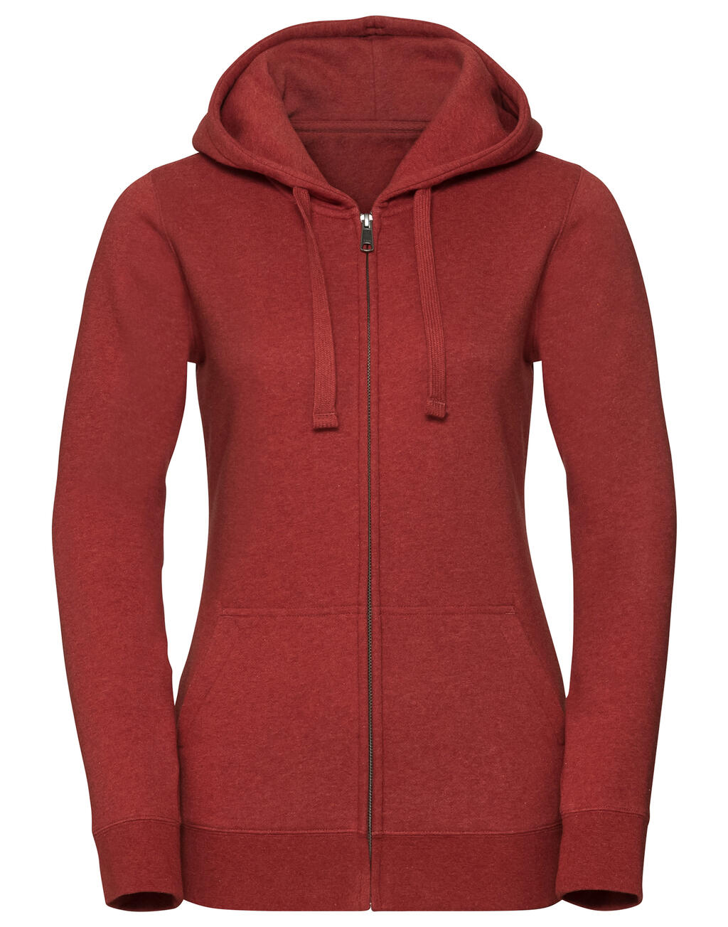Russell  Ladies’ Authentic Melange Zipped Hood Sweat